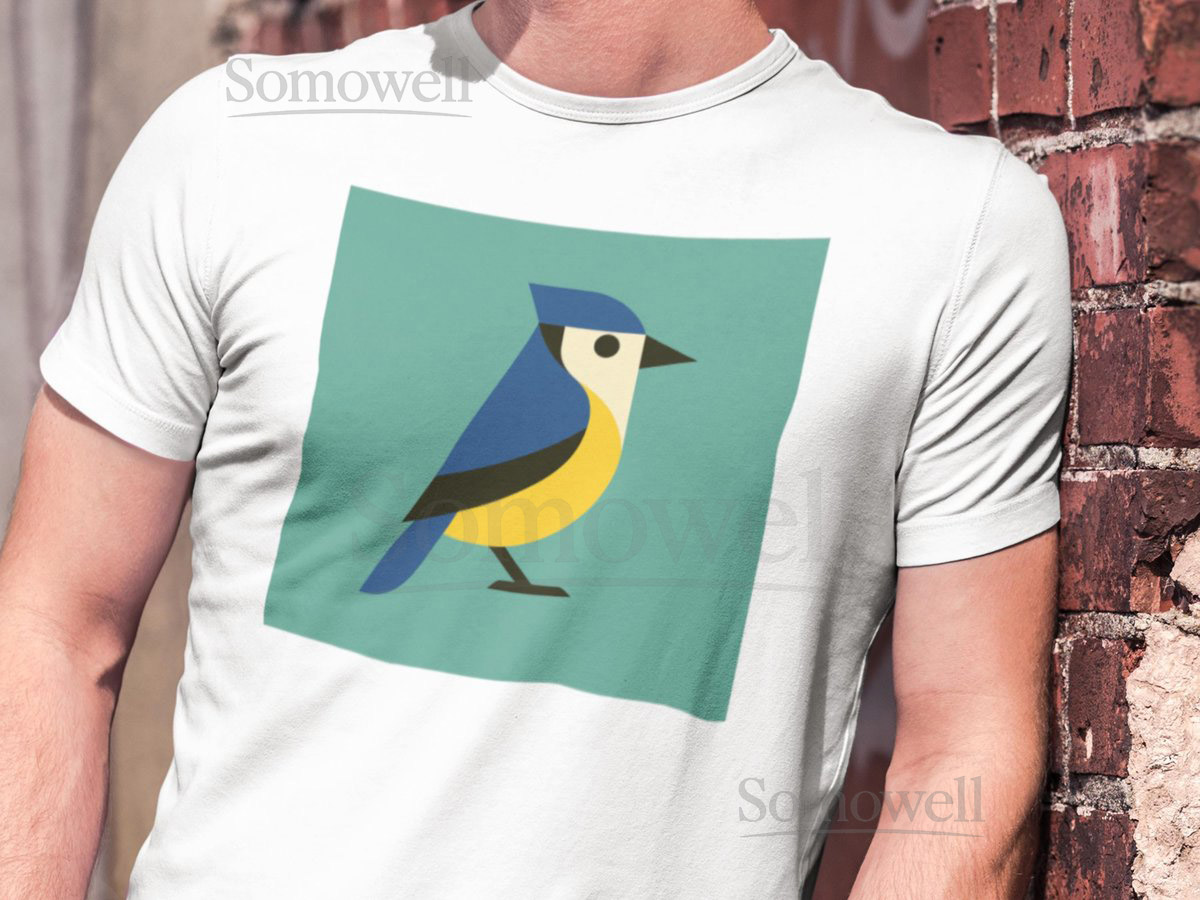 Bluejay Bird T-Shirt Unisex Nature Apparel Eco-Friendly Cotton_94