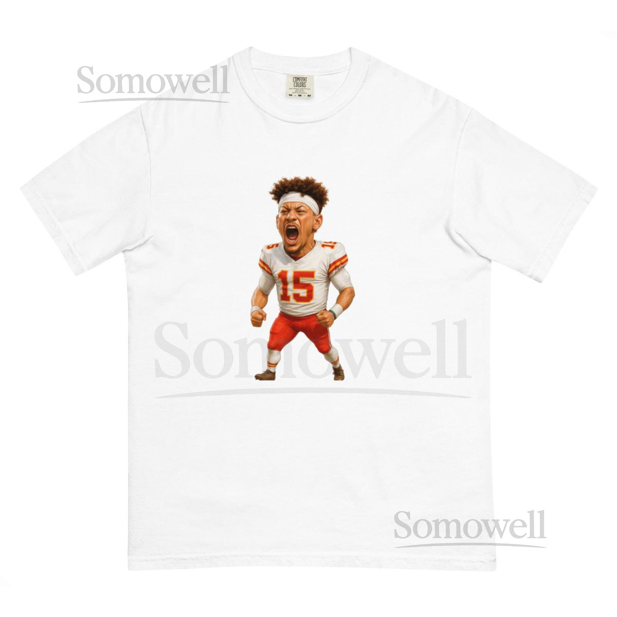 Kansas City Chiefs Patrick Mahomes Unisex garment-dyed heavyweight t-shirt_286