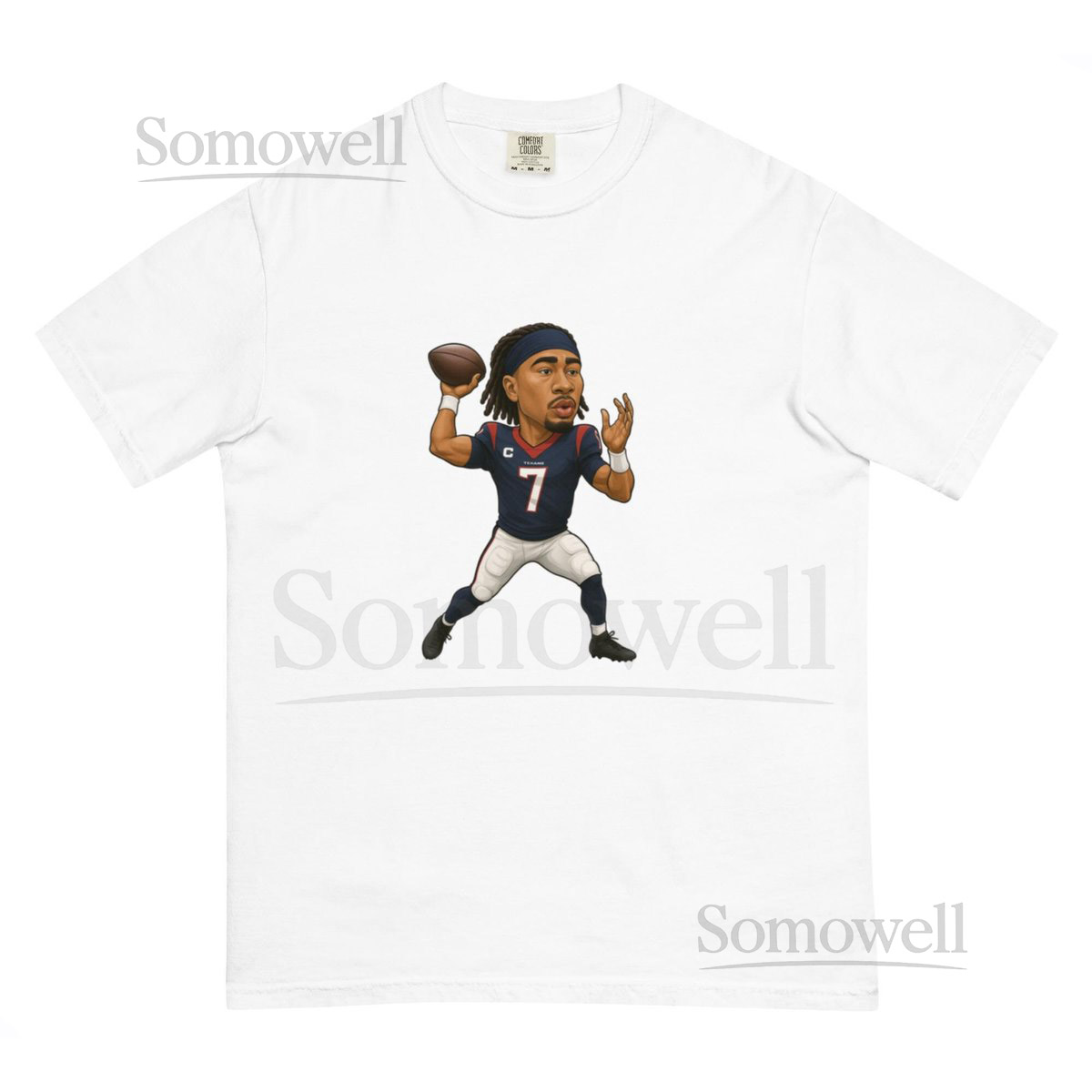 Houston Texans CJ Stroud Unisex garment-dyed heavyweight t_324