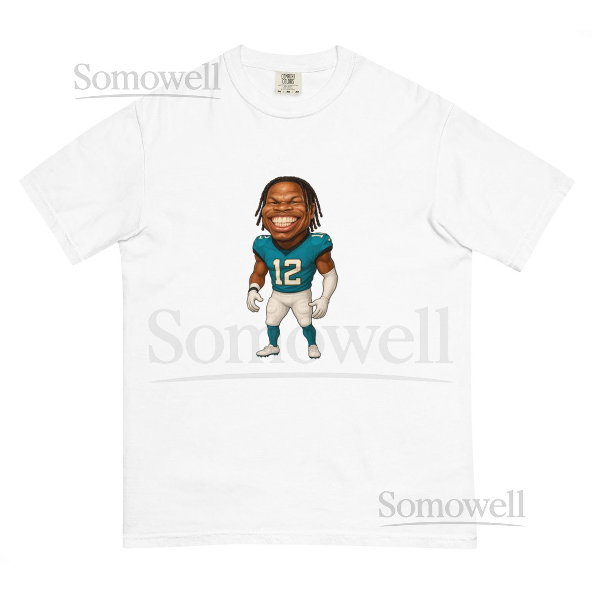 Jacksonville Jaguars Travis Hunter Unisex garment-dyed heavyweight t_671