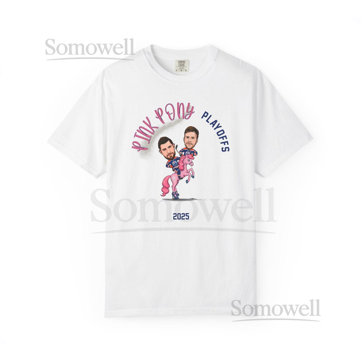 Oilers Pink Pony Playoffs Comfort Colors T-Shirt CANADA Pink Pony Club Oilers shirt McDavid Edmonton Oilers Playoffs 2025 Unisex_345