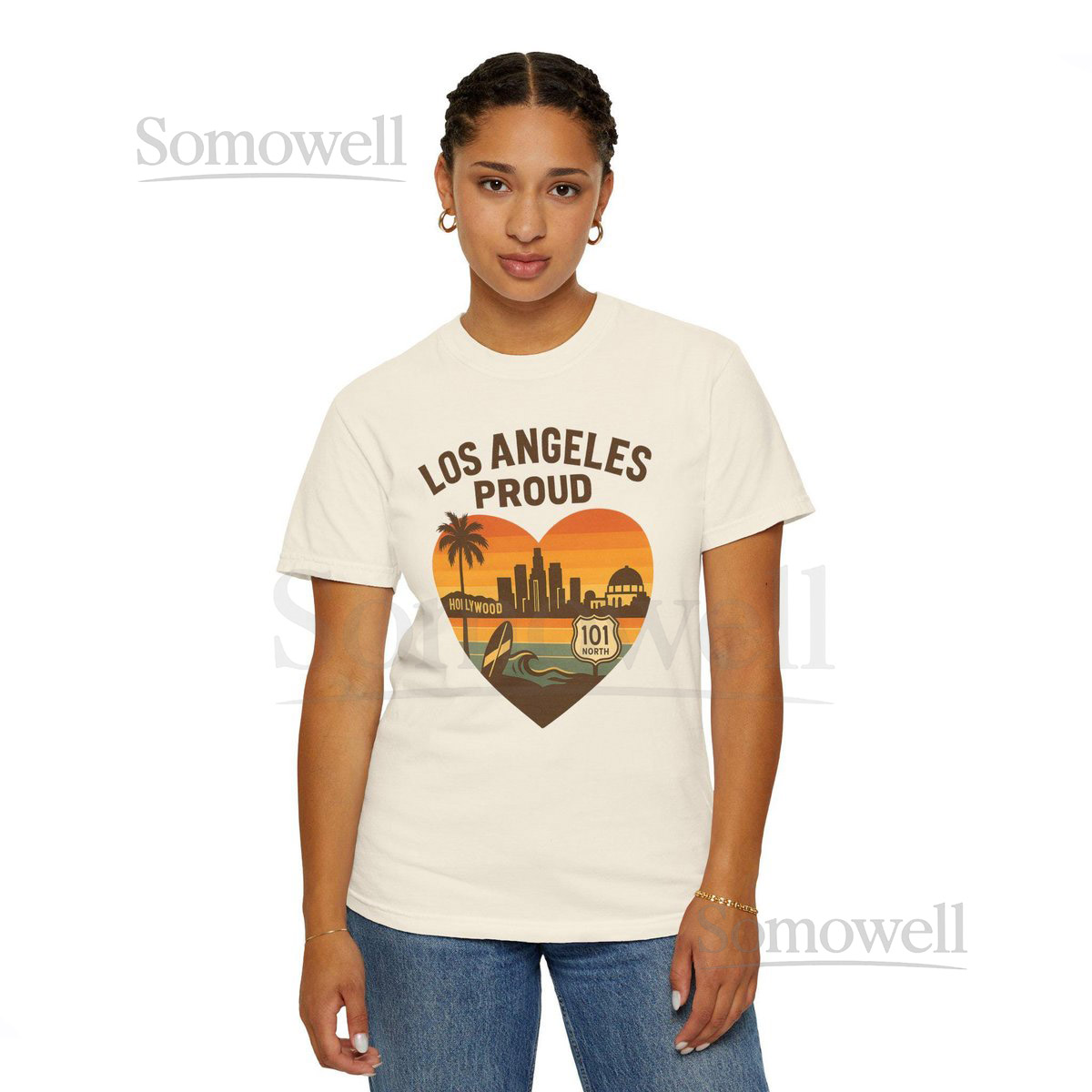 Los Angeles Proud T-Shirt Vintage California Tee Los Angeles California T-Shirt Southern California Tee SoCal LA Los Angeles Spirit_298