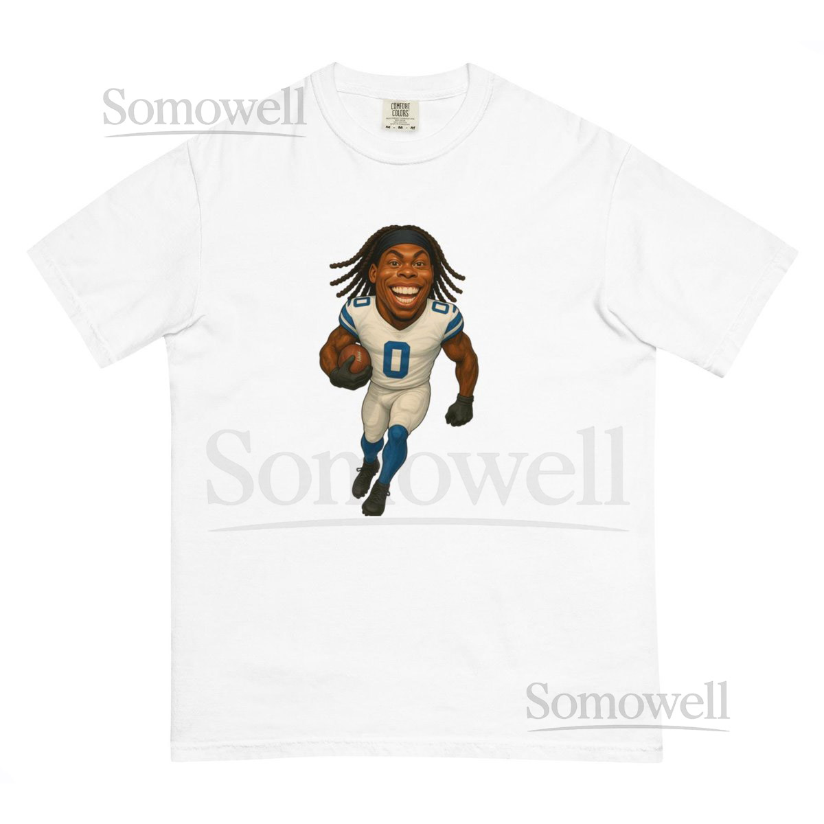 Detroit Lions Jahmyr Gibbs Unisex garment-dyed heavyweight t-shirt_261