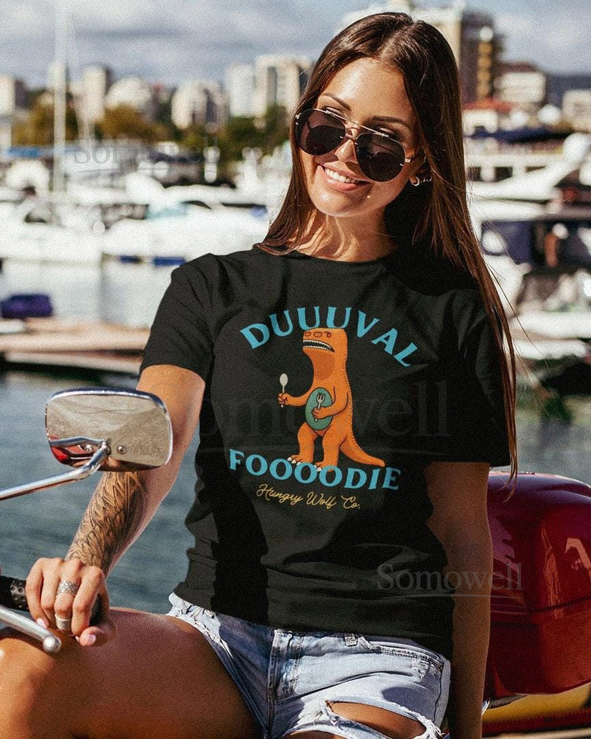 Duuuval Foooodie T-Shirt Jacksonville Jaguars Football Inspired Foodie Shirt Funny Local Food Lover Tee Premium Unisex _97