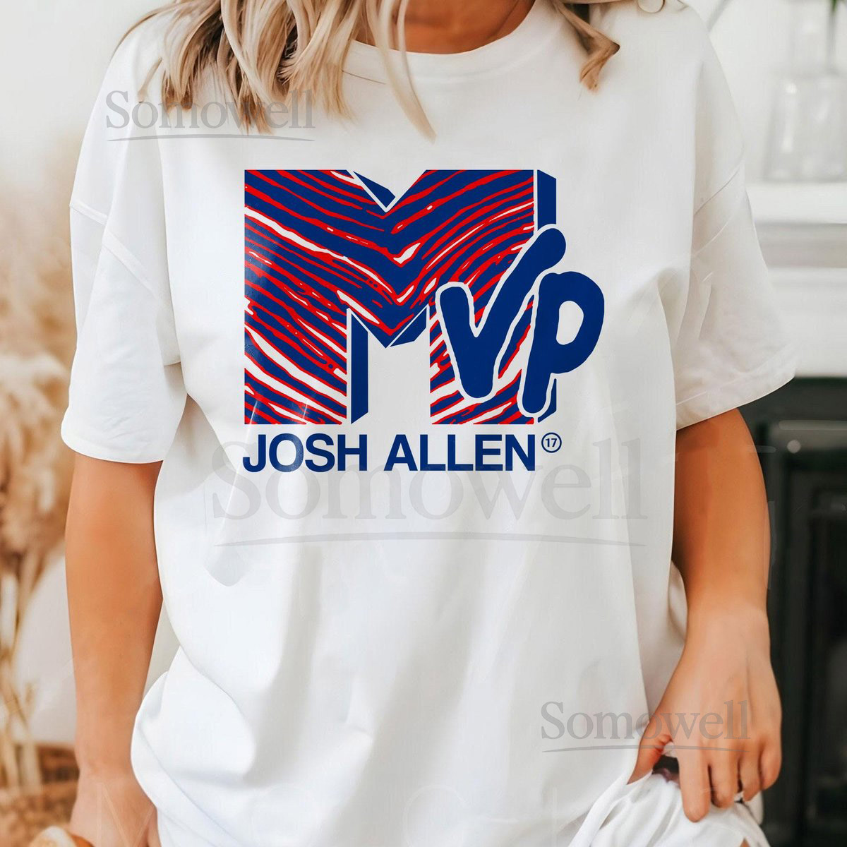 Josh Allen 17 MVP Tee Football Game Day Shirts Sports Fan T Shirt Go Bills Shirt Football Shirt Josh Allen MVP Sports Unisex TShirt_719