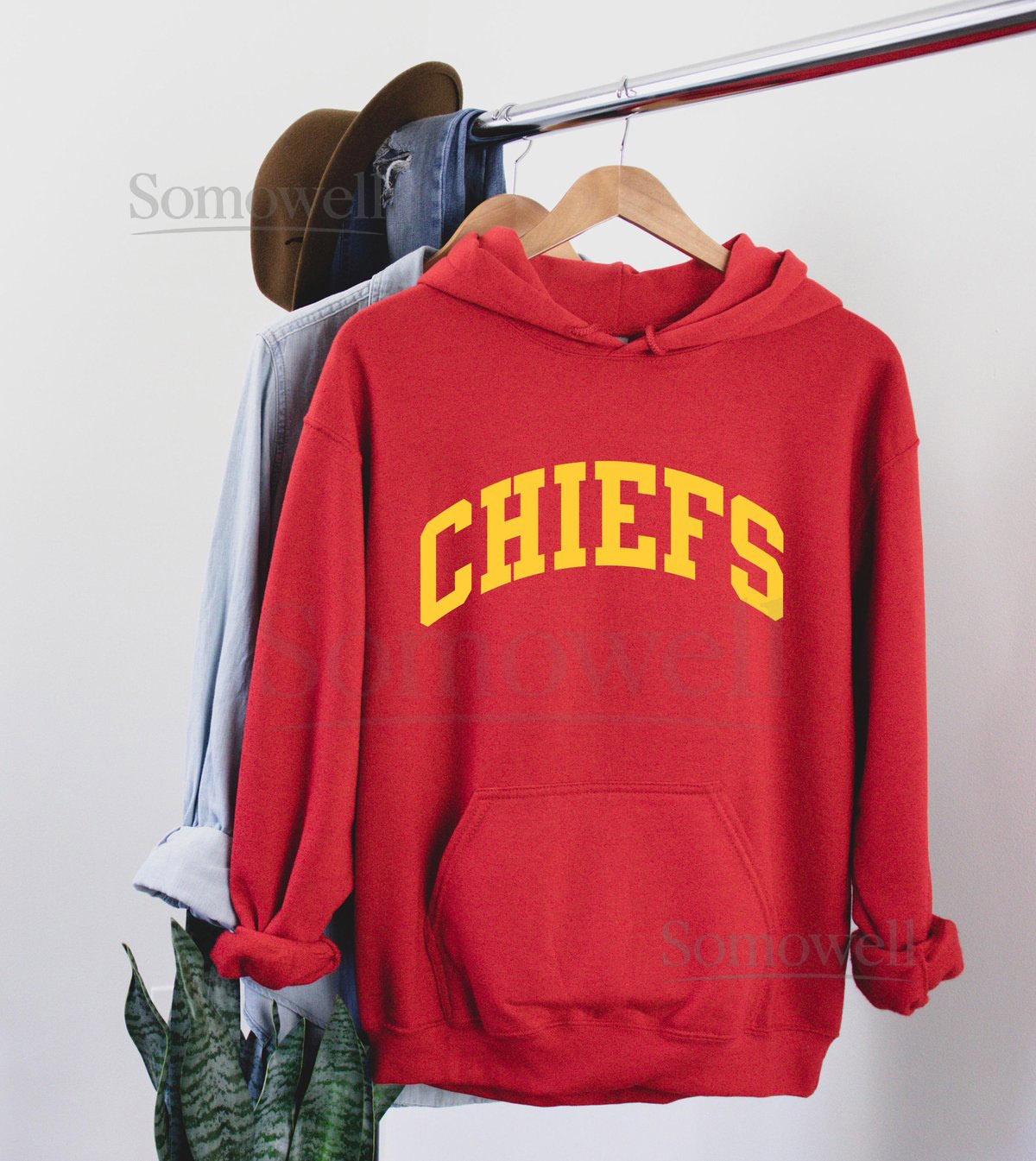 Chiefs Hoodie Chiefs T-Shirt Chiefs t-shirt trendy Chiefs shirt Bella Canvas heather red jersey tee unisex cute Chiefs tee_77