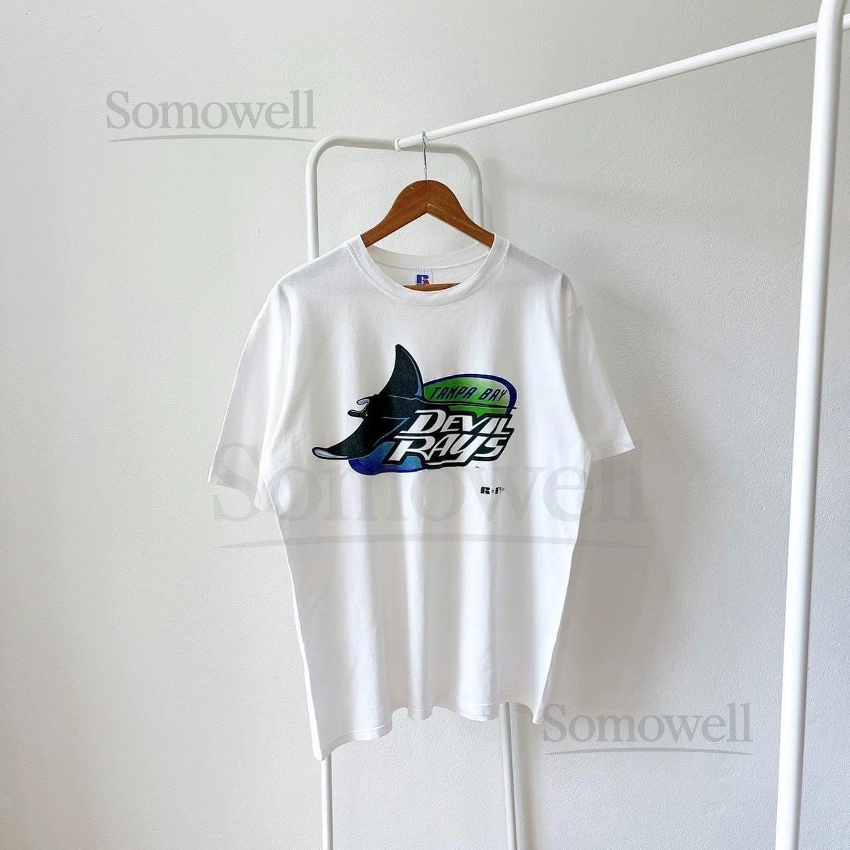 Vintage 90s Tampa Bay Devil Rays Baseball T-Shirt - Russell Made in USA_442