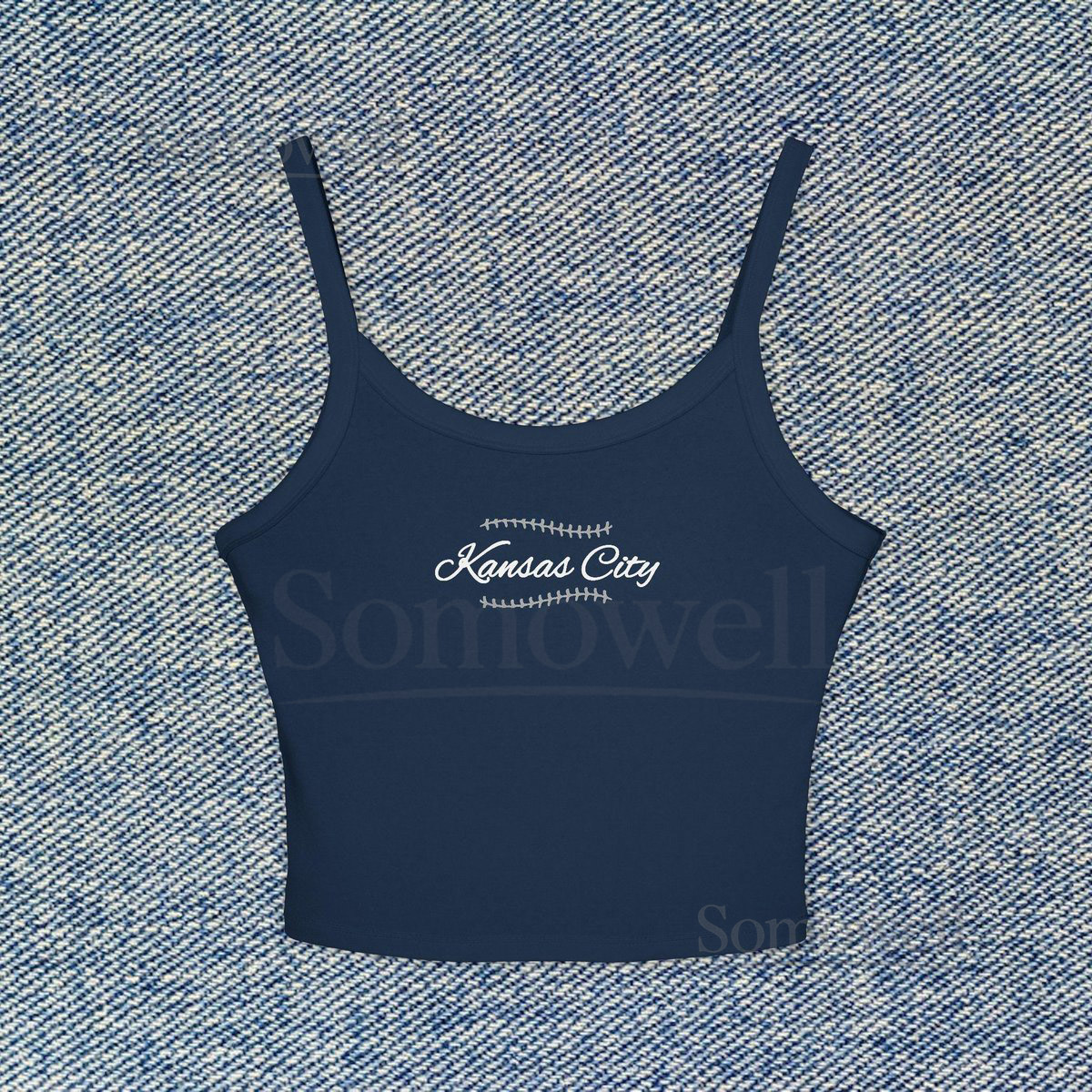 Kansas City Baseball Cropped Tank Top Womens Spaghetti Strap KC Shirt Royals Player Top Bobby Witt Jr Salvador Perez Cole Ragans Game Outfit_338