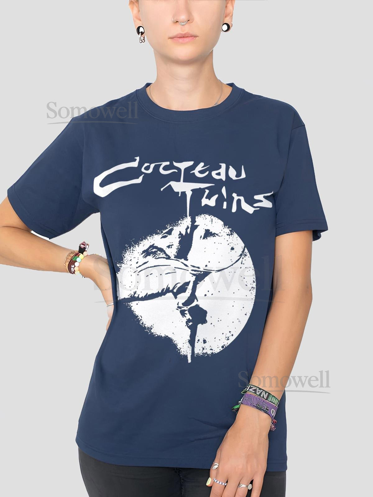 Cocteau Twins T Shirt Rock Band Music Merch Shirt Retro 90s Personalized Casual T-Shirt_69