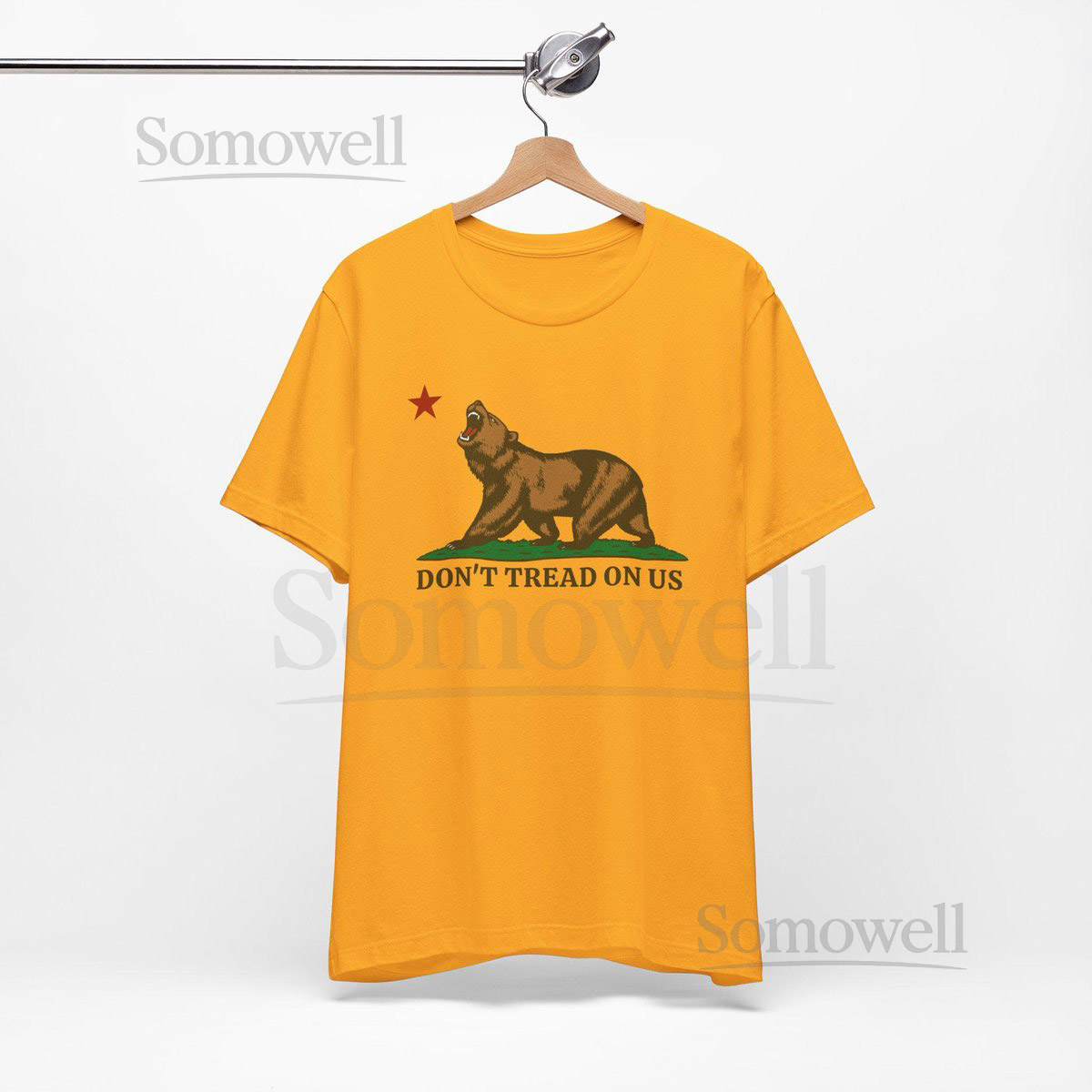California Shirt Don't Tread On Us Shirt California Bear Shirt California Republic Bear Protes Shirt No Kings in America Unisex Tee_75