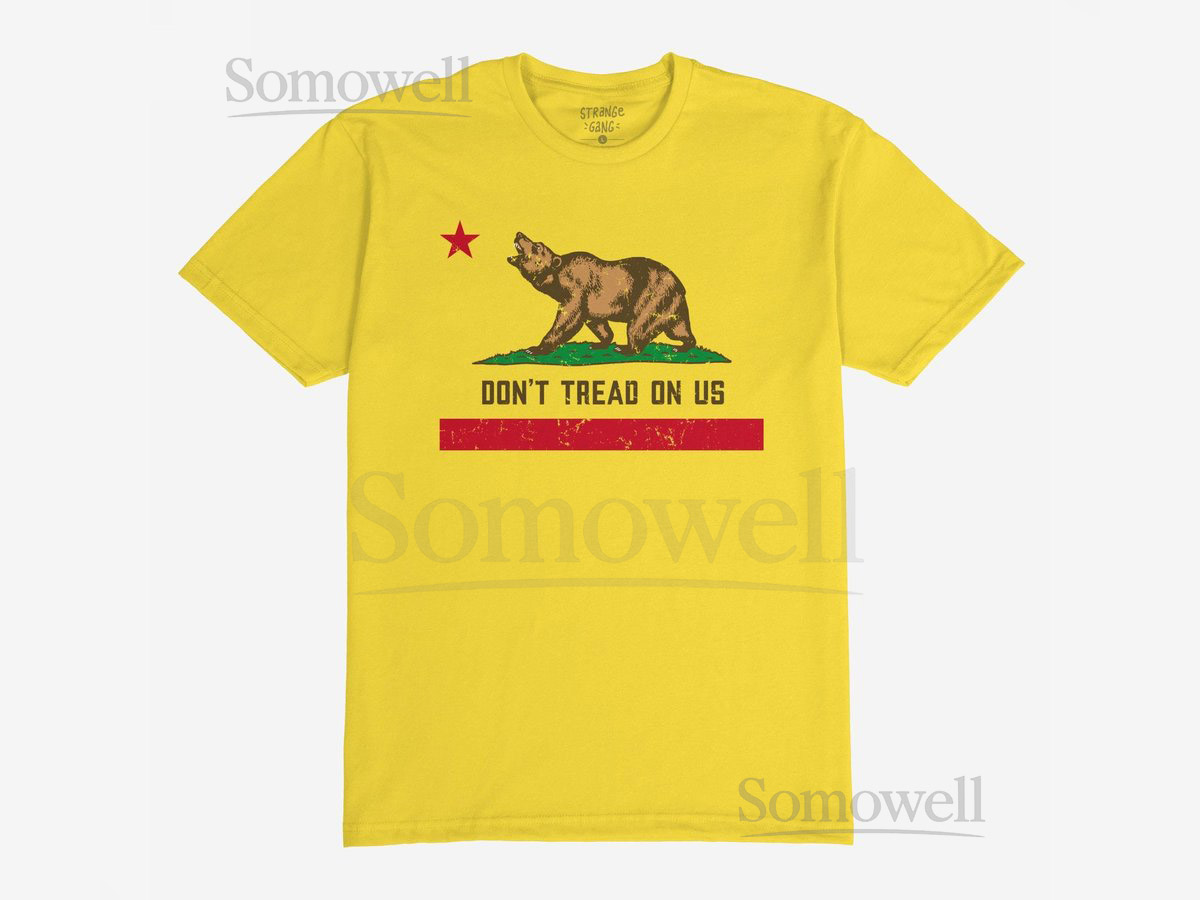 California Gadsden Flag T-Shirt Dont Tread on Us Shirt California Republic Tee Unisex California Love Shirt Cali Pride Shirt Men_72