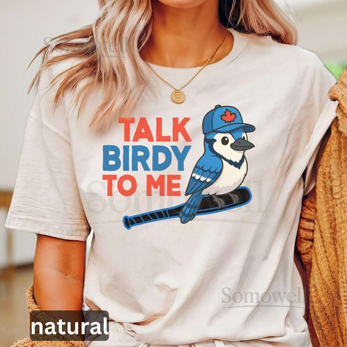 Funny Talk Birdy to Me Blue Jays Baseball Shirt Unisex Tee Graphic Tee Baseball Fan Gift Baseball Lover Shirt Funny Baseball T-Shirt_417