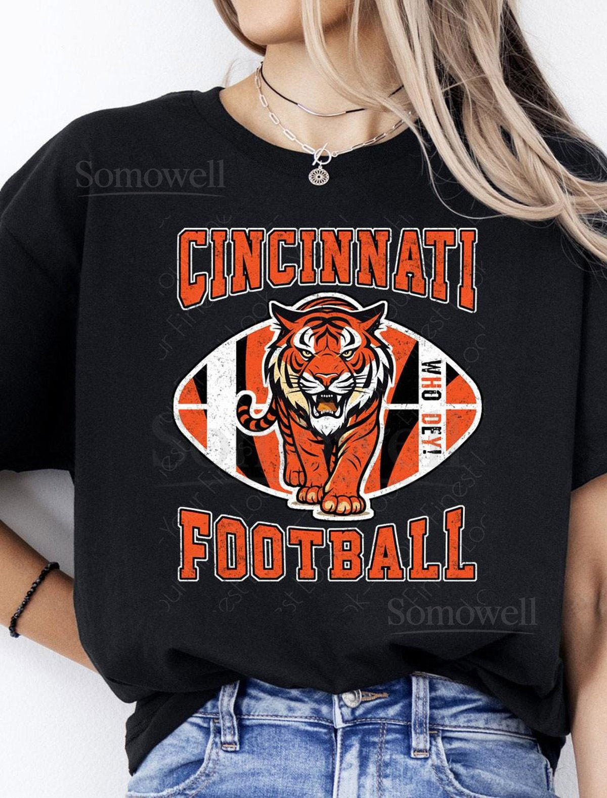 Cincinnati Football Bengal tiger black shirt - Unisex t-shirt_518
