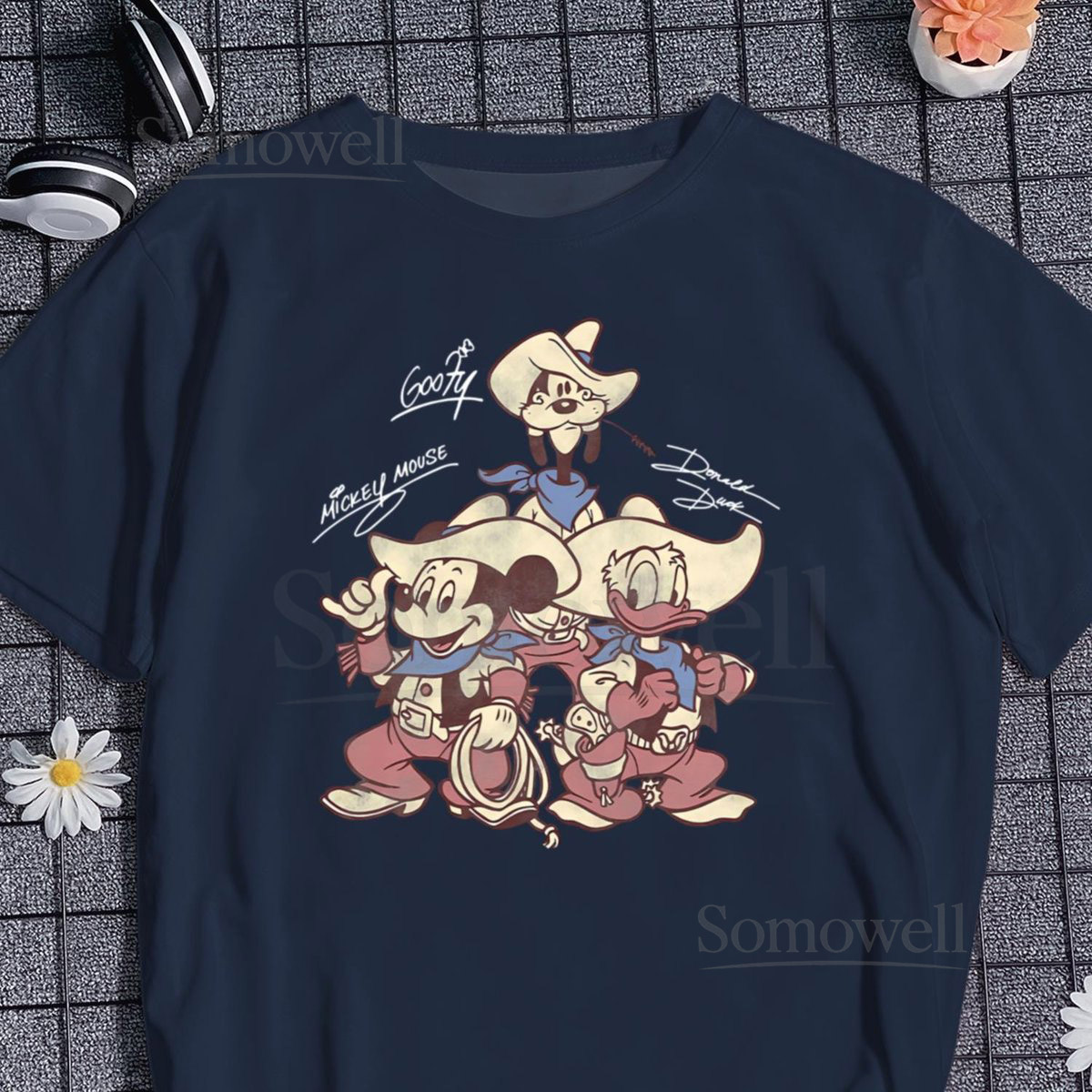 Classic Mickey Cowboys Shirt Vintage Cowboys Unisex Shirt Dallas Cowboys Sweater Western Cowboy Top Cowboy Vibes Clothing Gifts_64