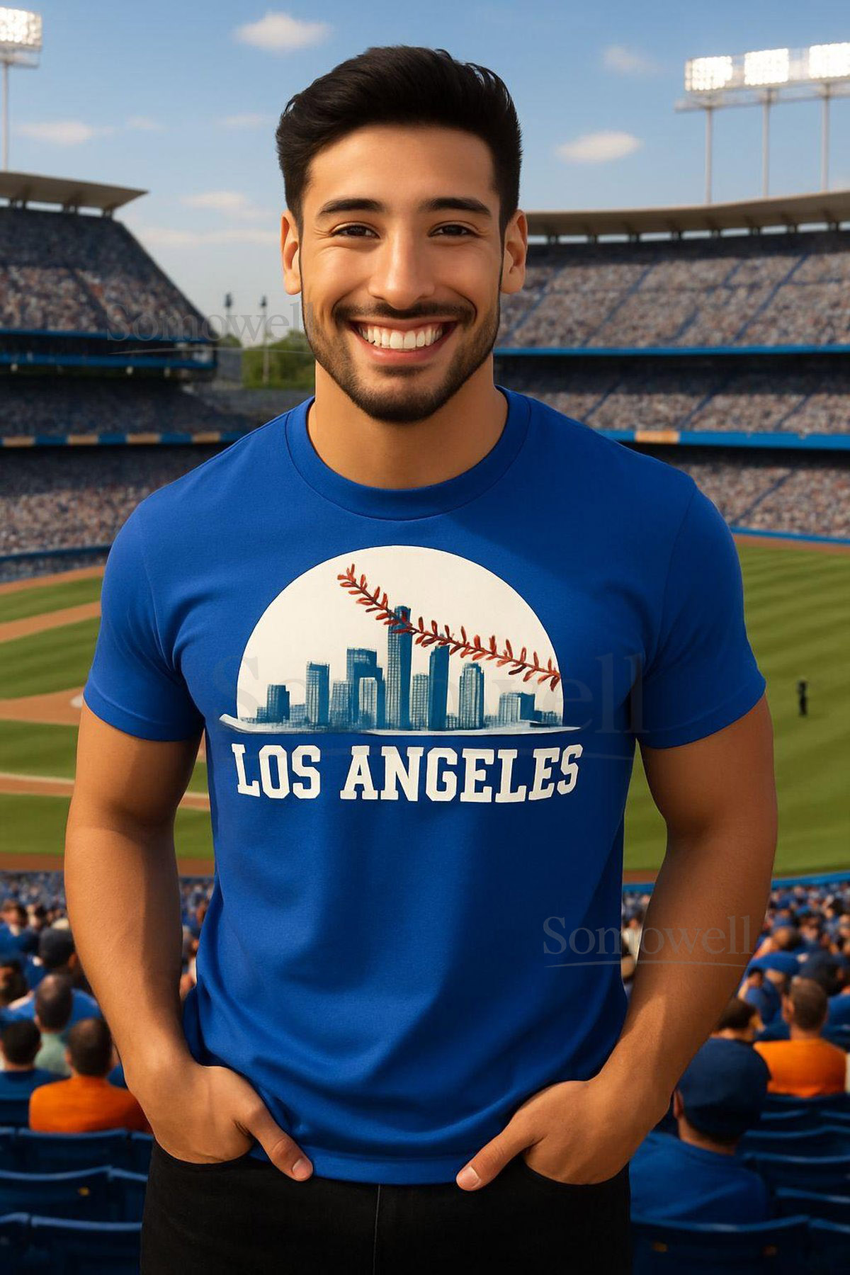 Los Angeles Baseball T-Shirt - Unisex Dodger Fan Tee - LA Baseball Gifts - Southern California Sports Apparel_606