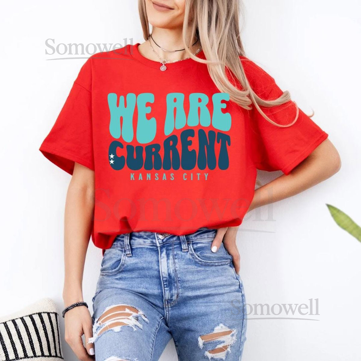 Kansas City Current Soccer Shirt KC Fan Crewneck_374