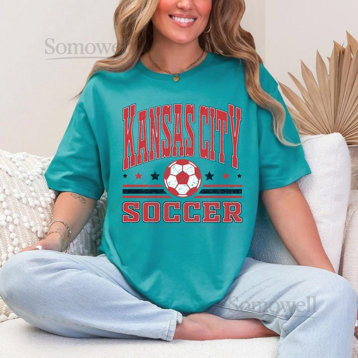 Kansas City Current Soccer Shirt KC Team Crewneck_377