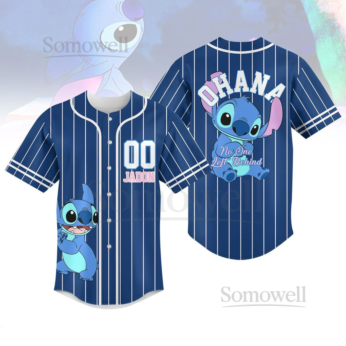 Cute Stitch Ohana Baseball Jersey Disney Stitch Movie Baseball Shirt Lilo And Stitch Jersey Disneyland Shirt Disney World Shirt_45