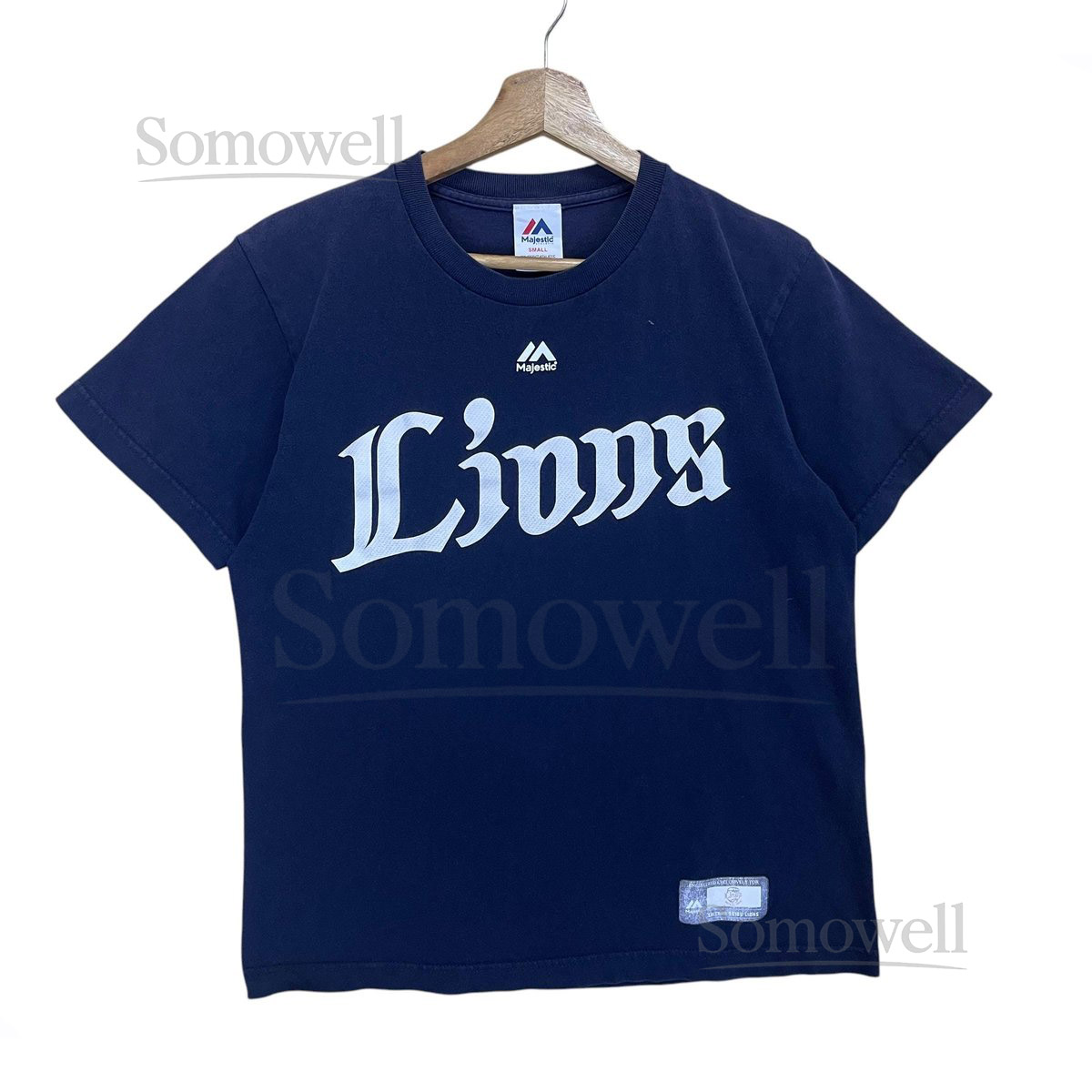 Pick Saitama Seibu Lions Big Logo Shortsleeve Tee Saitama Seibu Lions Tee Size Small_503