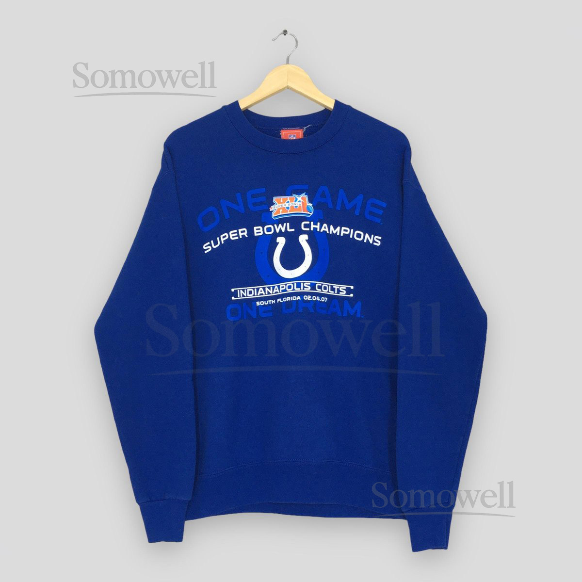 Vintage Indianapolis Colts NFL Sweatshirt Medium Indianapolis Colts Super Bowl Champs Logo Sweater Colts American Football Crewneck _982