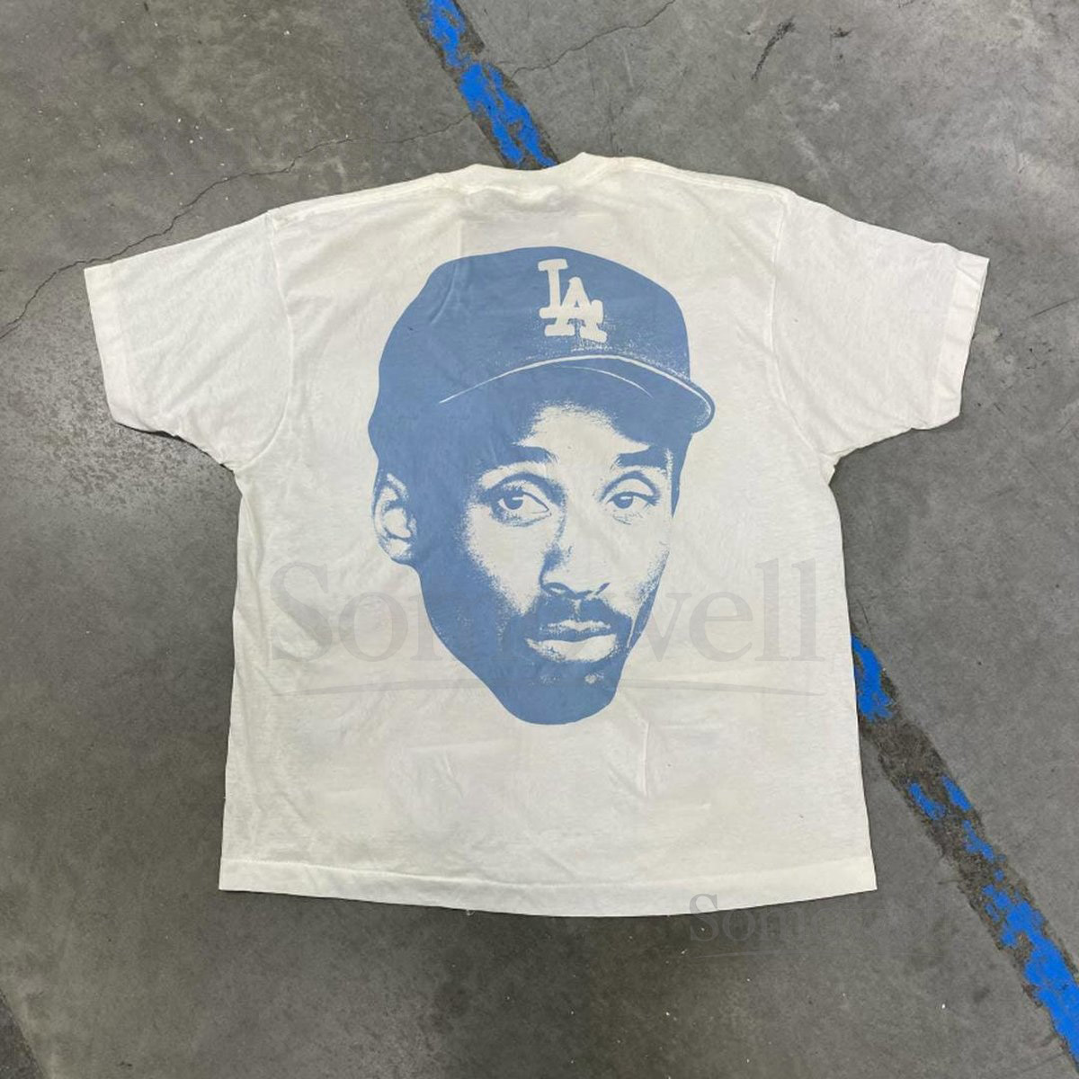 Kobe Bryant 8 24 Face Lakers Dodgers Championship T Shirt S-3XL_234