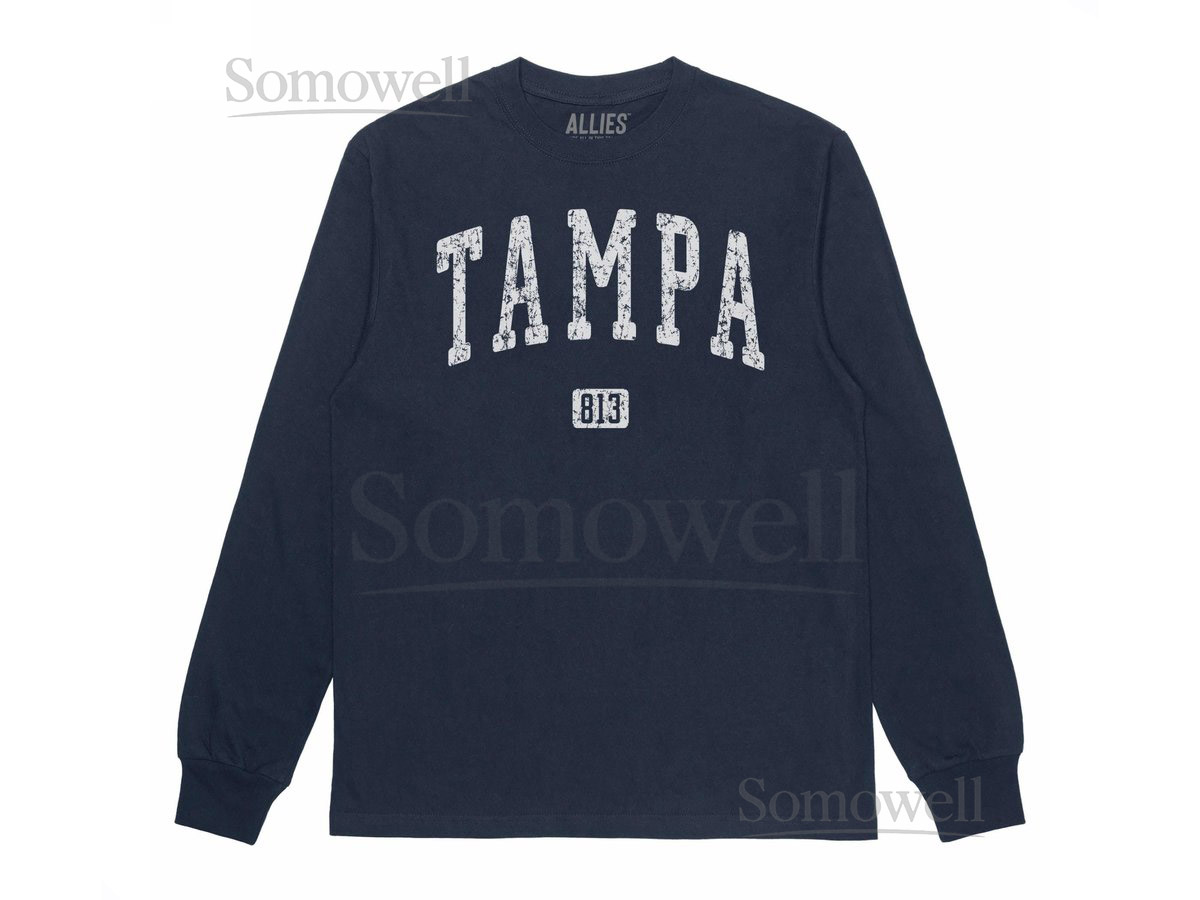Tampa 813 Long Sleeve Shirt Area Code 813 Tee Tampa Bay Florida Shirt Unisex Regular Fit Local Tampa Long Sleeve T-Shirt_160
