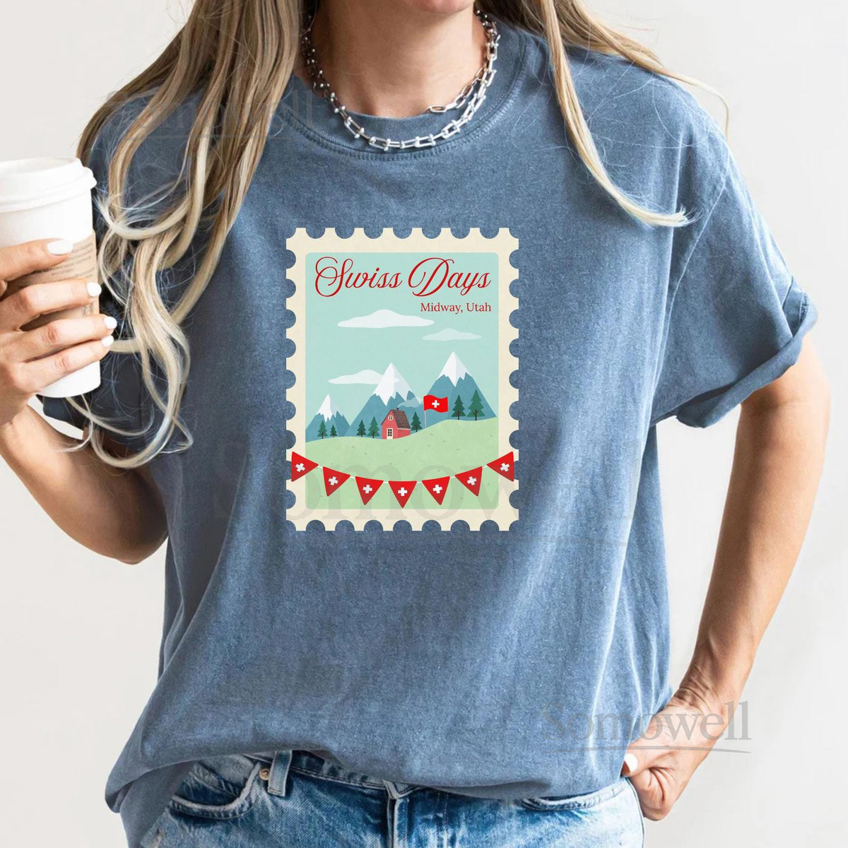 Swiss Days T-Shirt Midway Utah Shirt Utah Farmers Market T-Shirt Park City Summer Festival Tee for Heber Valley Midway Utah_564