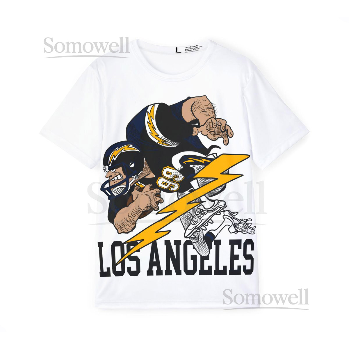 Vintage Los Angeles Chargers Men's Sports Jersey T-Shirt Football Fan Gift Retro Sports Tee Athletic Apparel Game Day Shirt_811