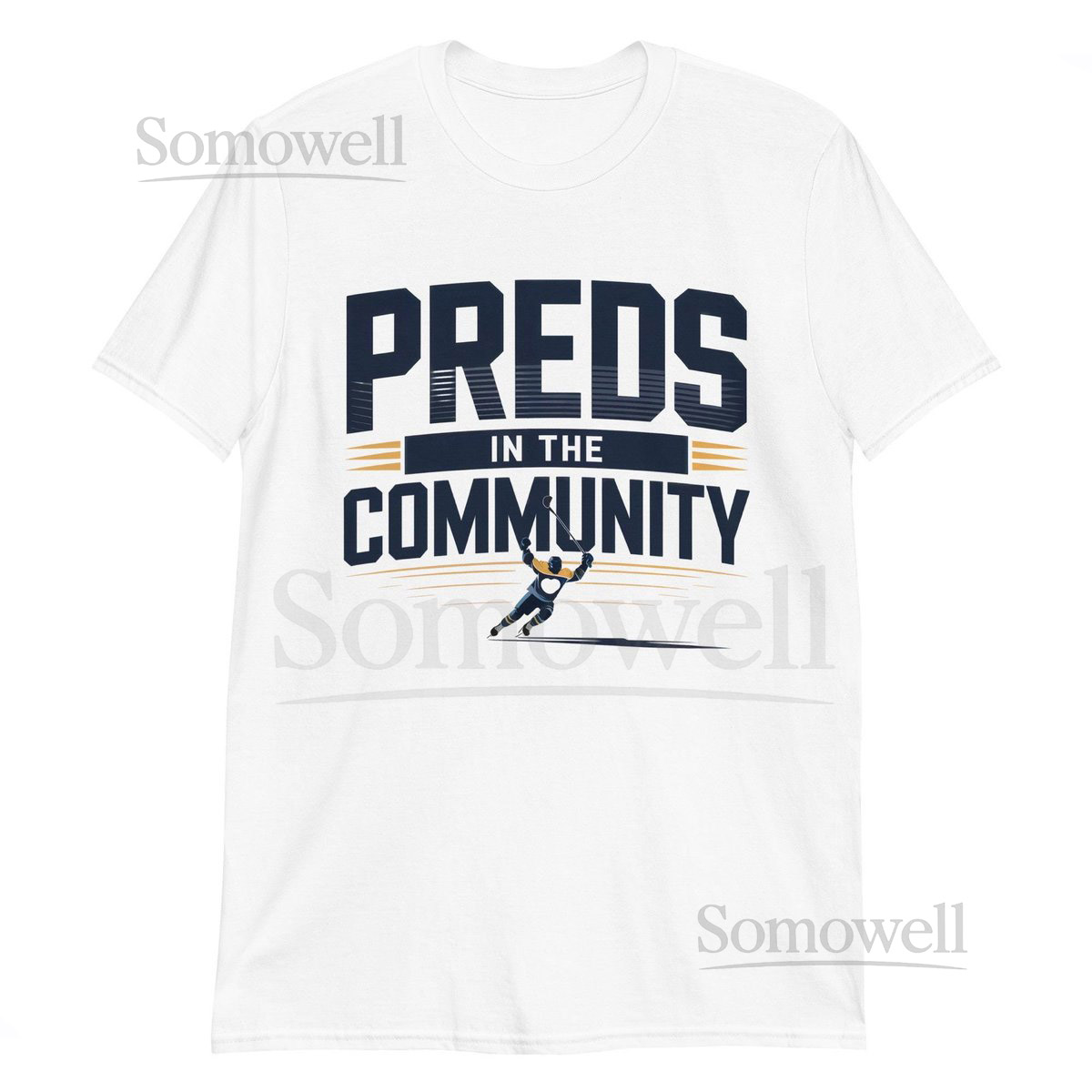 Preds In The Community Soft Cotton Tee Sports Fan Gift_410