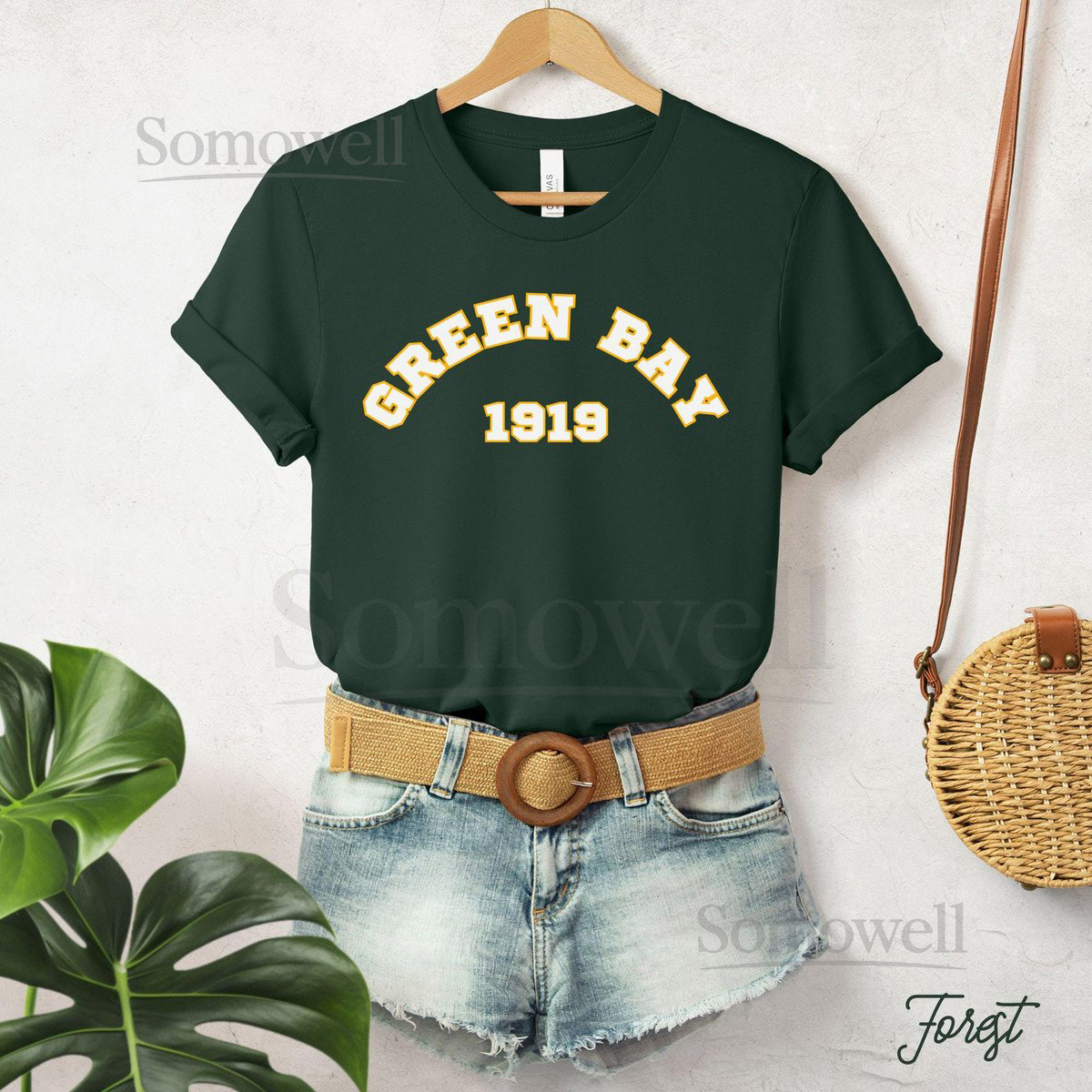 Green Bay Football T-Shirt Varsity Style Packer Football Pullover Shirt Game Day Tee Sunday Football Fan Gift Green Bay Tailgate Tee_431