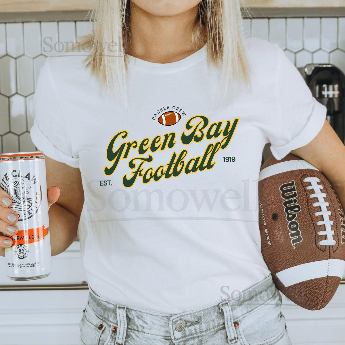 Retro Green Bay Football Shirt Varsity Packer Football Pullover Crewneck Green Bay Game Day Shirt Packer Tailgate Fan Gift_641