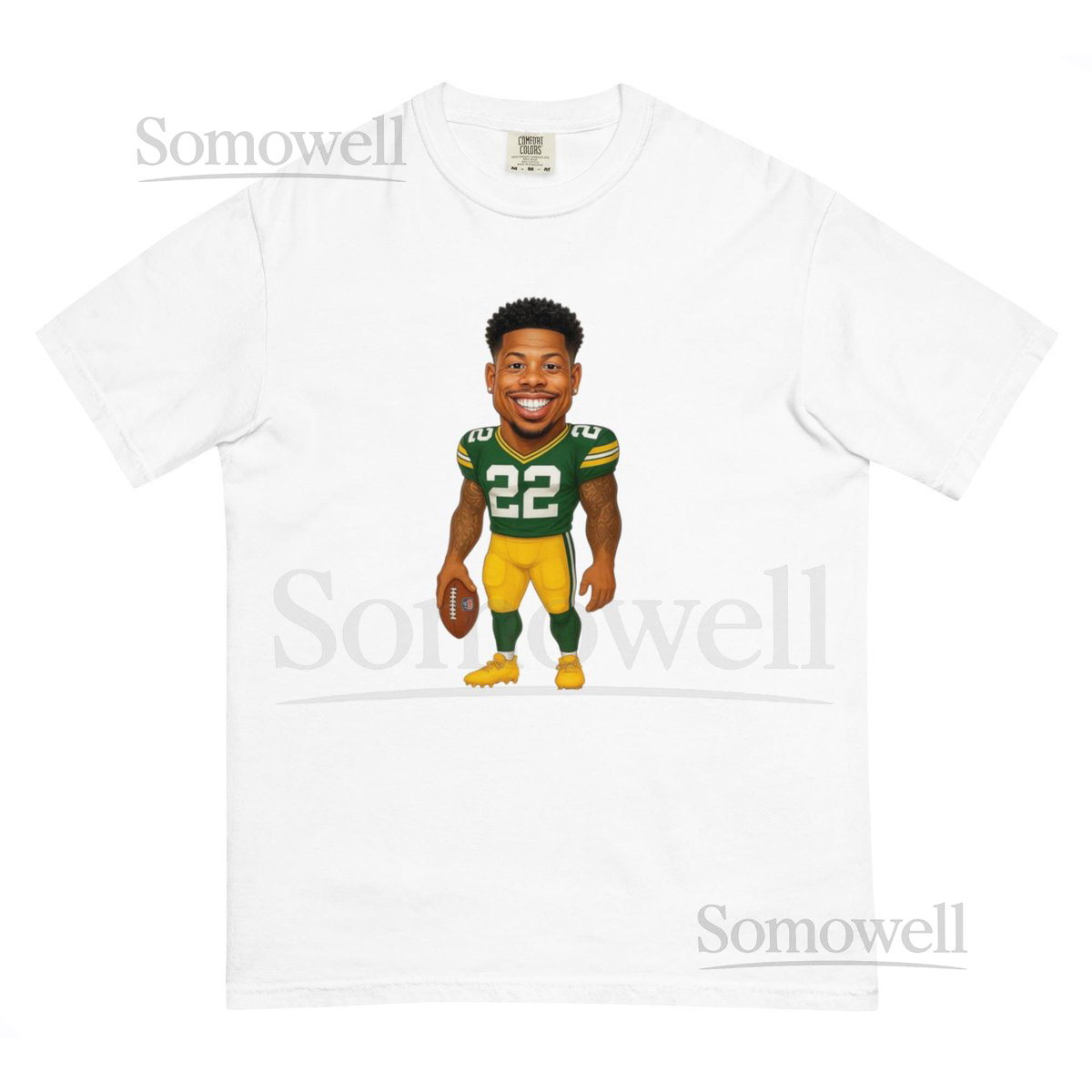 Green Bay Packers Matthew Golden Unisex garment-dyed heavyweight t-shirt_468