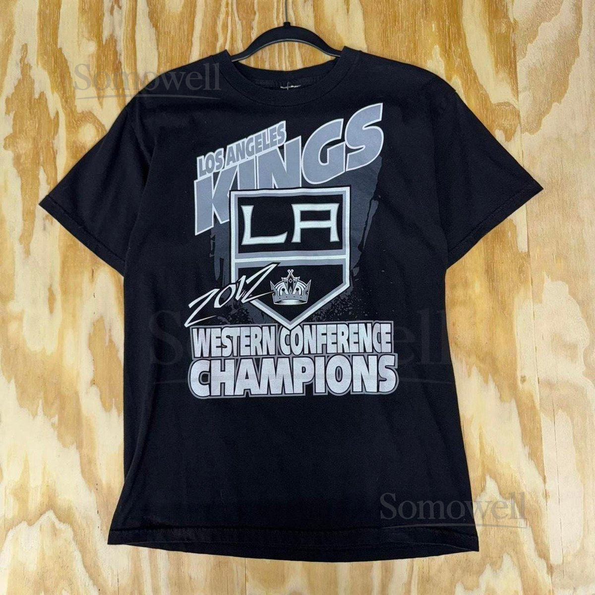 Vintage y2k los angeles kings hockey 2012 champions t-shirt_437