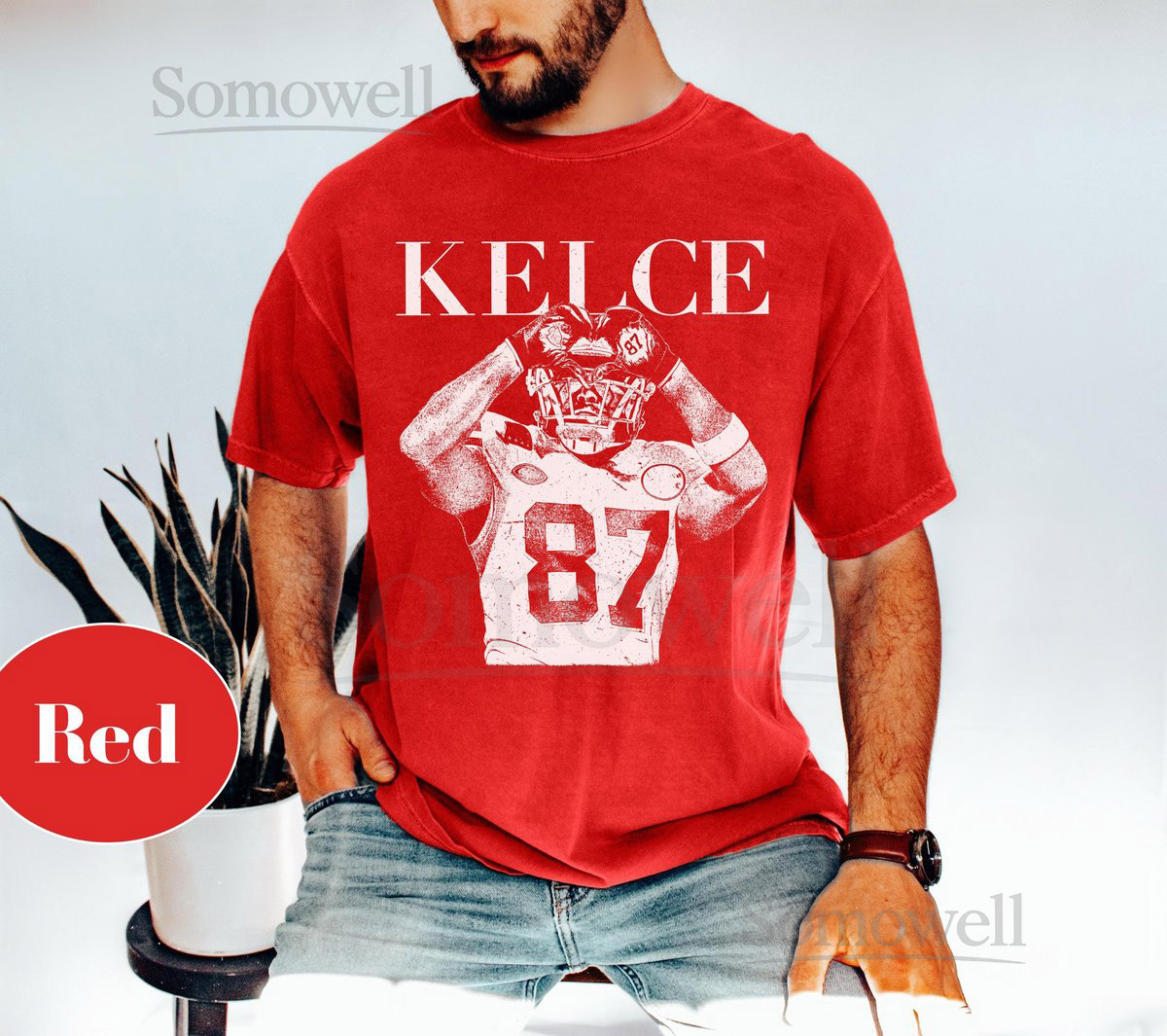 Vintage Travis Kelce TS Era T-Shirt Kansas Chiefs Fan Apparel_838