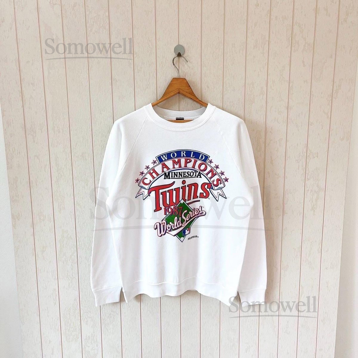 Vintage 80s Minnesota Twins Sweatshirt Screen Star MLB Size L_880