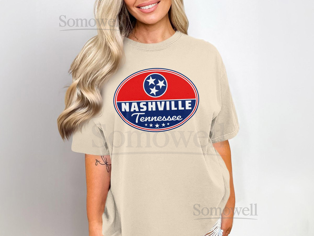 Nashville Tennessee T-Shirt Nashville Stars Tee Tennessee Vintage Apparel Music City Souvenir Nashville Tourist Shirt_355