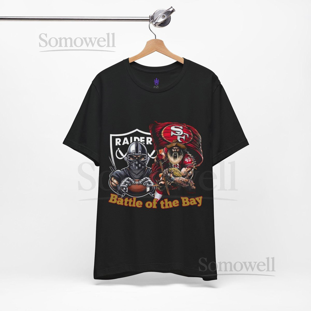 Battle of the Bay T-Shirt 49ers vs Raiders Rivalry Tee_31