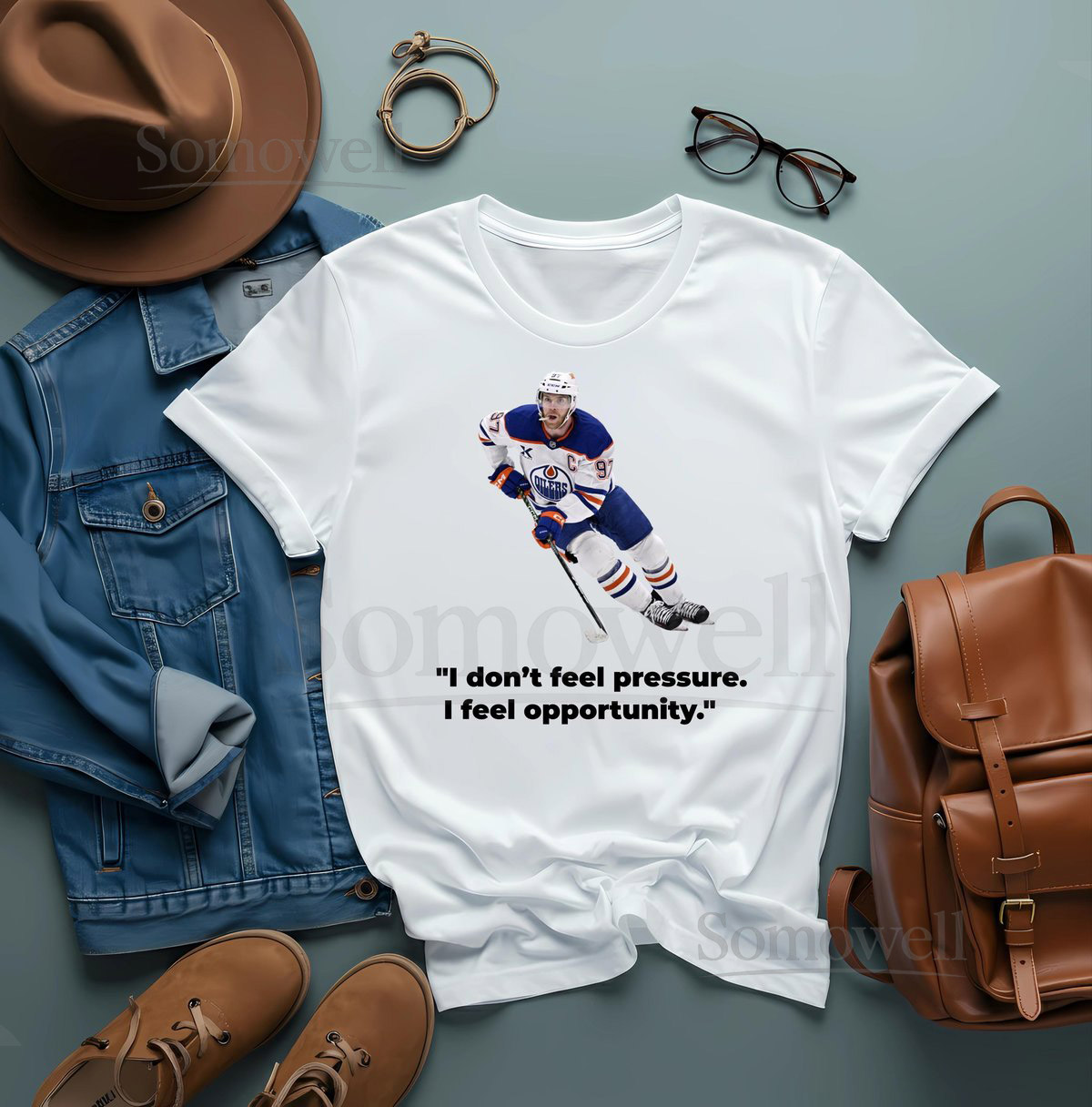 Connor McDavid Quote T-Shirt Edmonton Oilers NHL Apparel_106