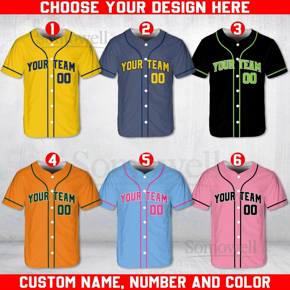 Personalized Team Name And Number Baseball Jersey Custom Baseball Jersey Shirt Baseball Jersey Uniform For Baseball Fans Baseball Lovers_562