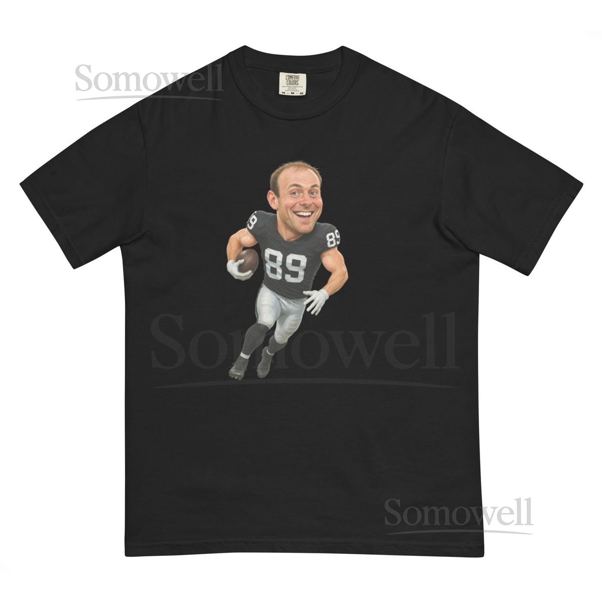 Las Vegas Raiders Brock Bowers Unisex garment-dyed heavyweight t-shirt_475