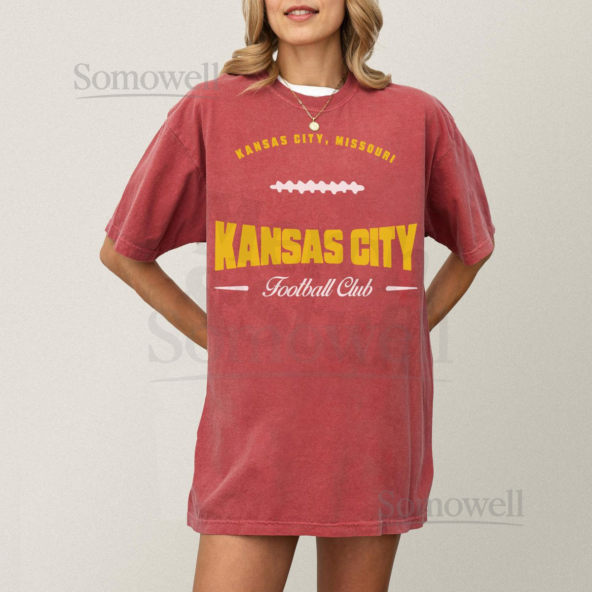 Retro Kansas City Football Graphic Tee Unisex KC Sports Fan Apparel_721