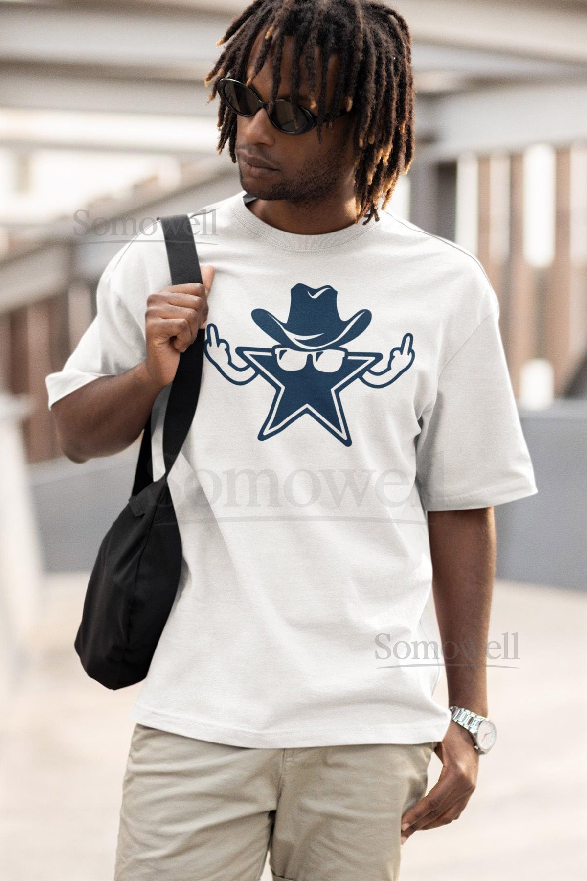 Funny Cowboy Football T-Shirt Cheeky Dallas Fan Design_380