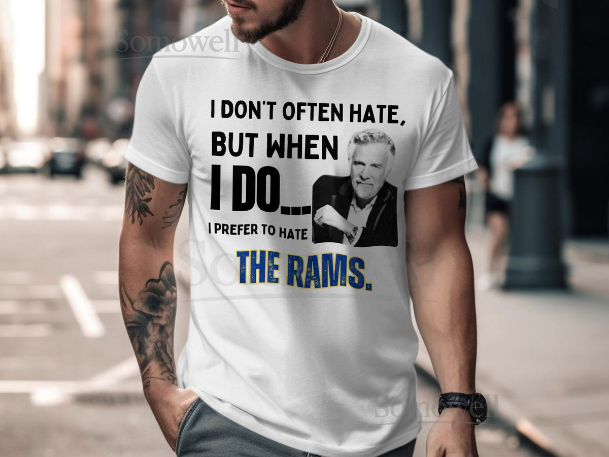 Funny Football Hater T-Shirt Anti-Rams Sports Humor_157