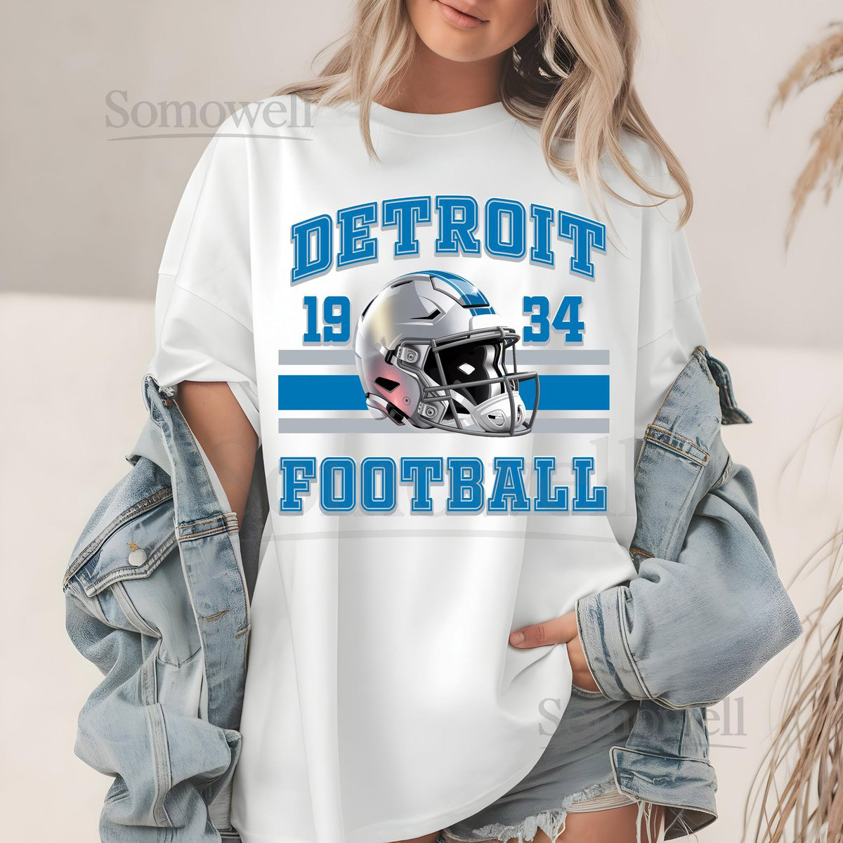Detroit Football T Shirt Comfort Colors Detroit Lions Sweatshirt American Football Apparel Vintage Style Sportswear Gift Fan Gear_150