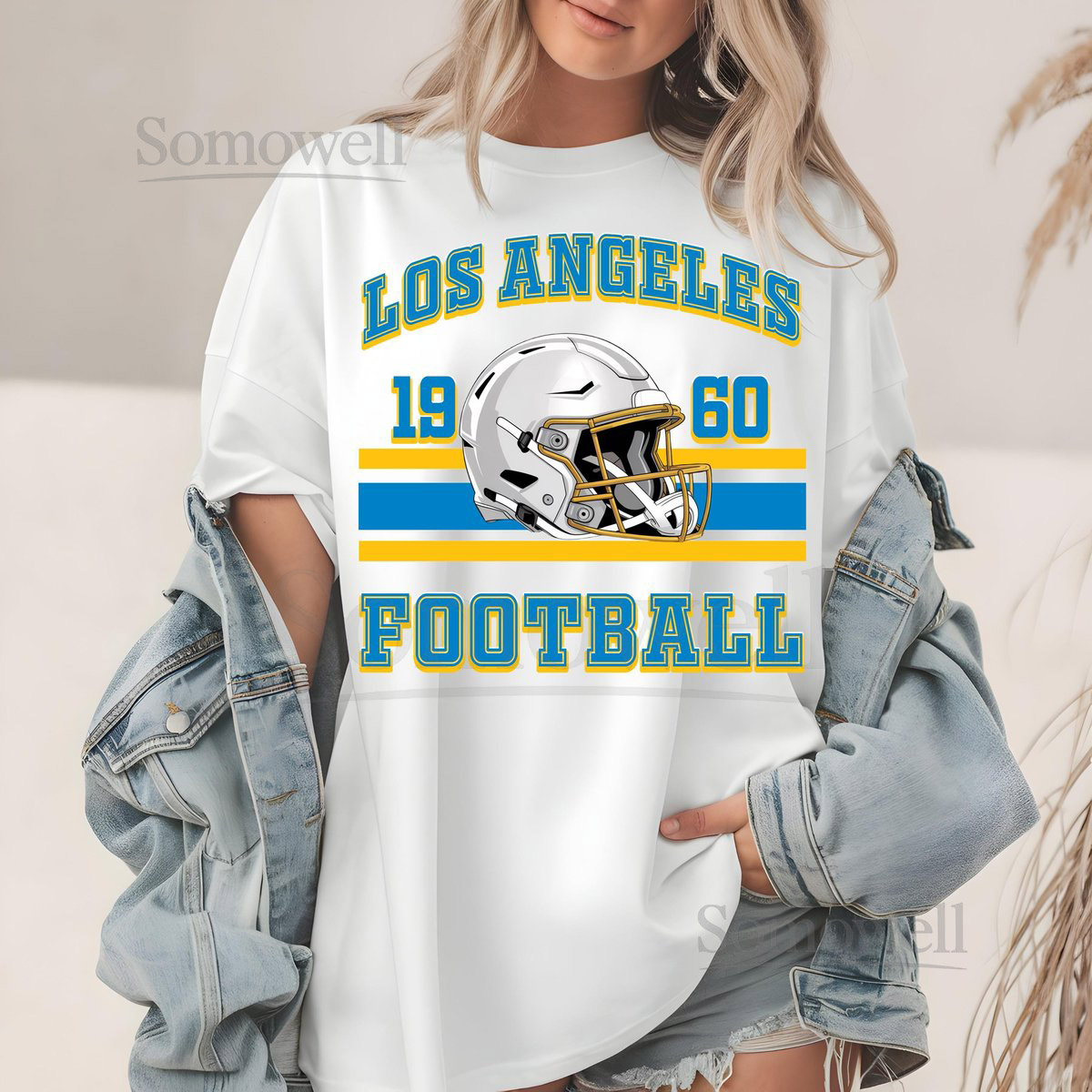 Los Angeles Football Comfort Colors T Shirt Vintage Helmet Tee Sports Fan Gift Football Lover Gift Los Angeles Chargers Sweatshirt_76