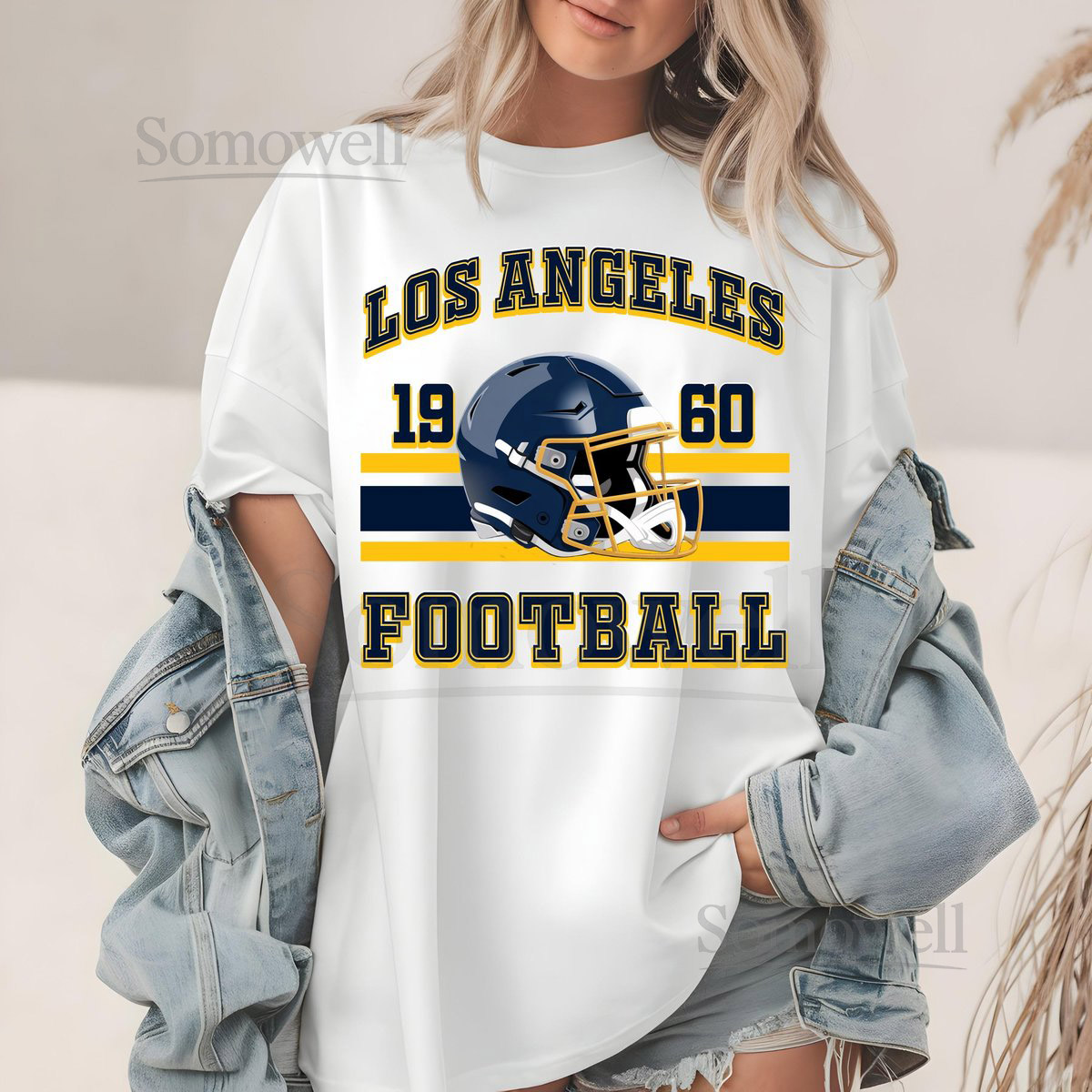 Los Angeles Football T-Shirt Comfort Colors Tee Los Angeles Chargers Sweatshirt Sports Fan Gift Vintage Style Unisex T-Shirt_92