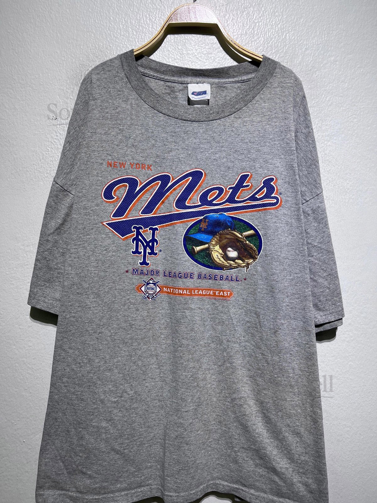 Vintage 90s New York Mets Baseball MLB National League East 4XL Sports Fan Major League Team USA Apparel_1044