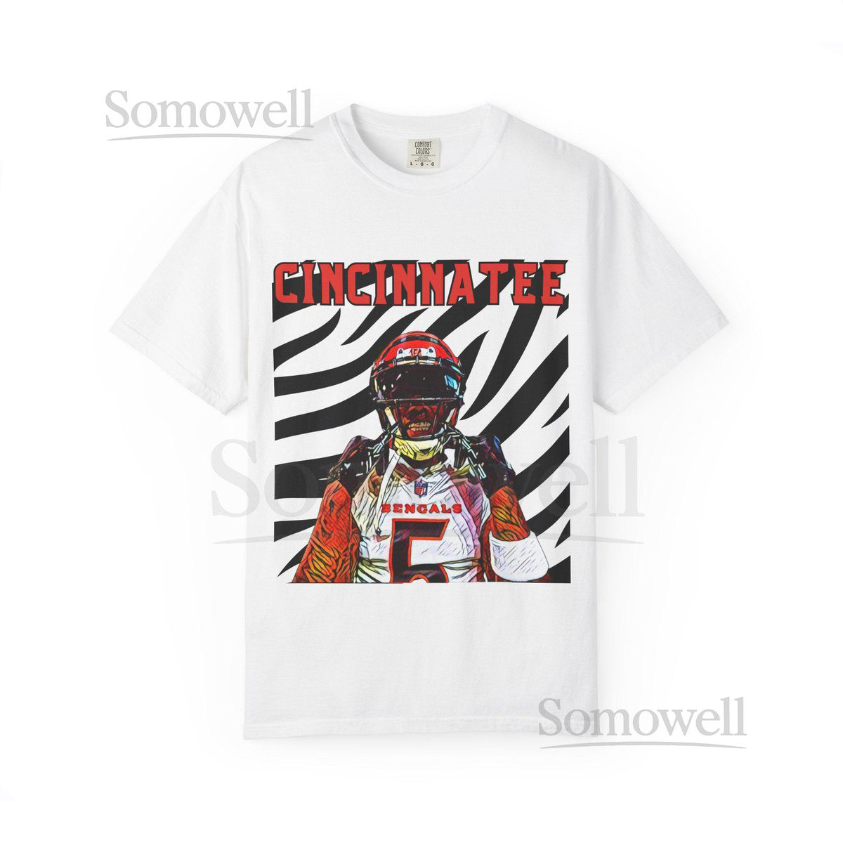 Cincinnati Bengals T-shirt Tee Higgins Shirt Unisex Tee Garment-Dyed Tee Bengals Fan Tee CINNINATEE Shirt_512