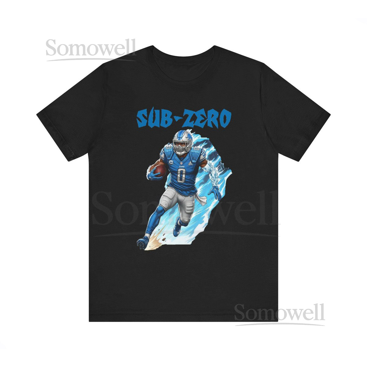 Jahmyr Gibbs Detroit Football MK Sub Zero Unisex Jersey Short Sleeve Tee Great Gift for Football Fan_516