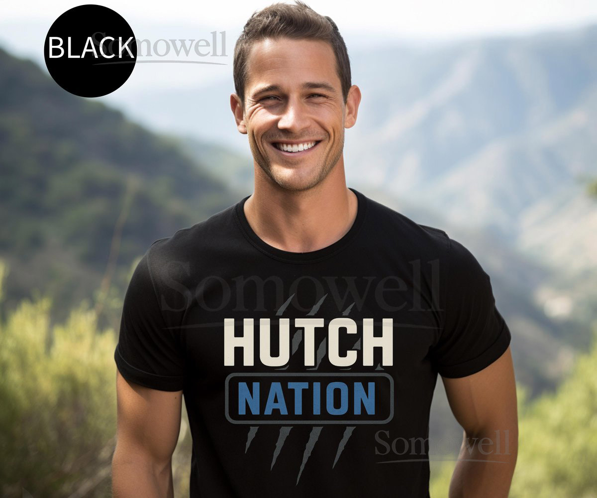 HUTCH NATION Shirt Detroit Lions Aiden Hutchinson Tshirt Cool NFL Football Short Sleeve Tee_511